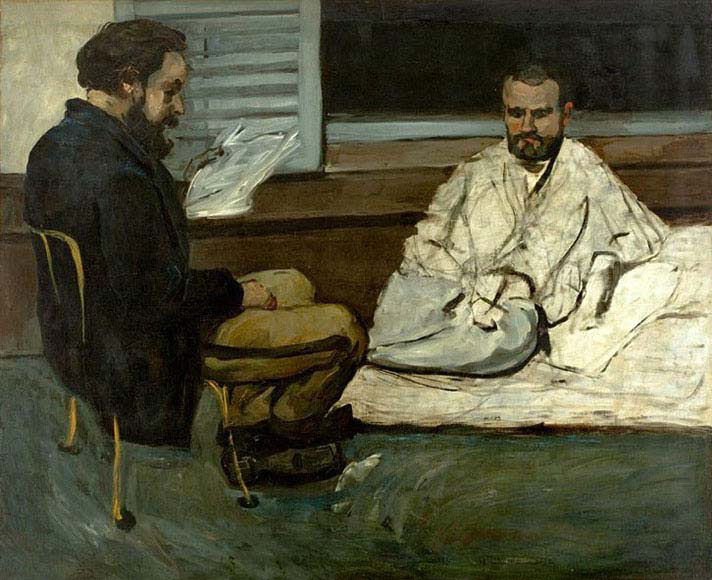 Paul Alexis reading to Emile Zola